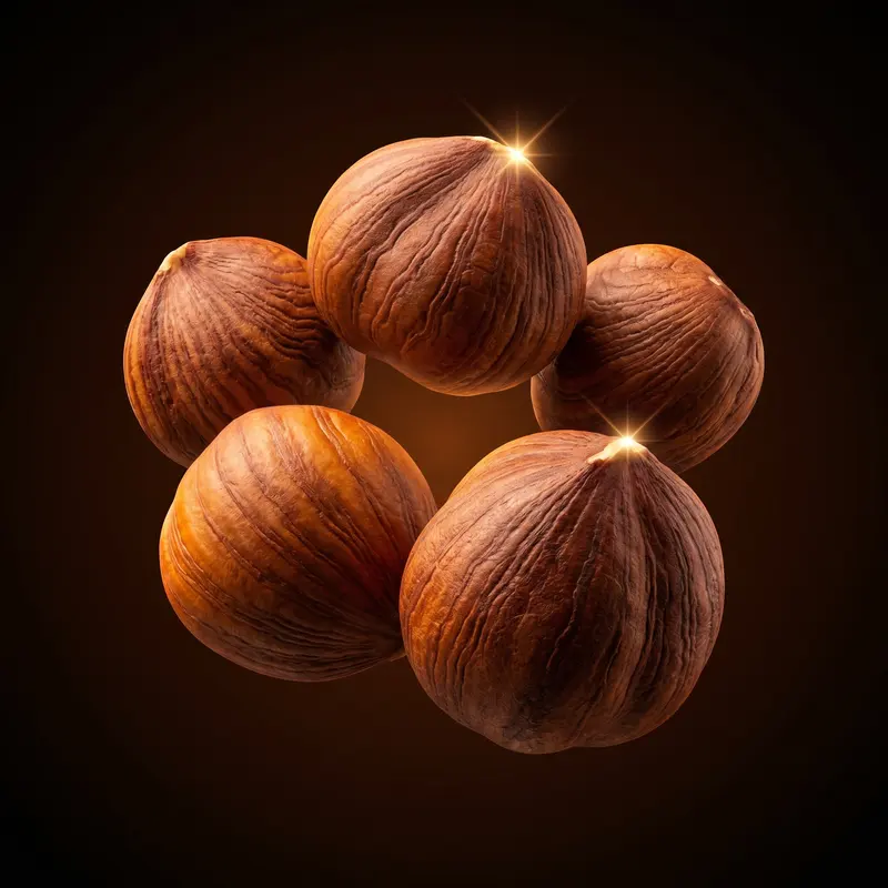 Roasted hazelnuts